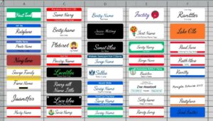 Namensschilder Excel Vorlage hier kostenlos downloaden
