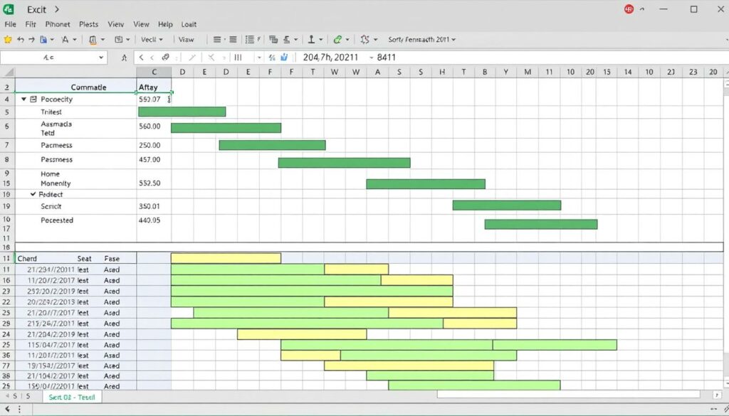 Netzplan Excel Vorlage hier kostenlos downloaden