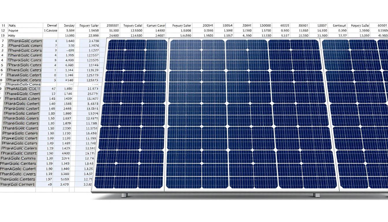 Photovoltaik Tabelle Excel Vorlage hier kostenlos downloaden