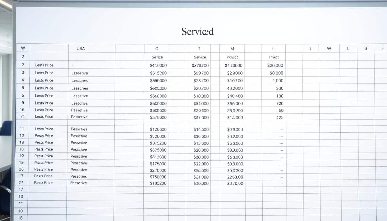 Preiskalkulation Dienstleistung Excel Vorlage hier kostenlos downloaden