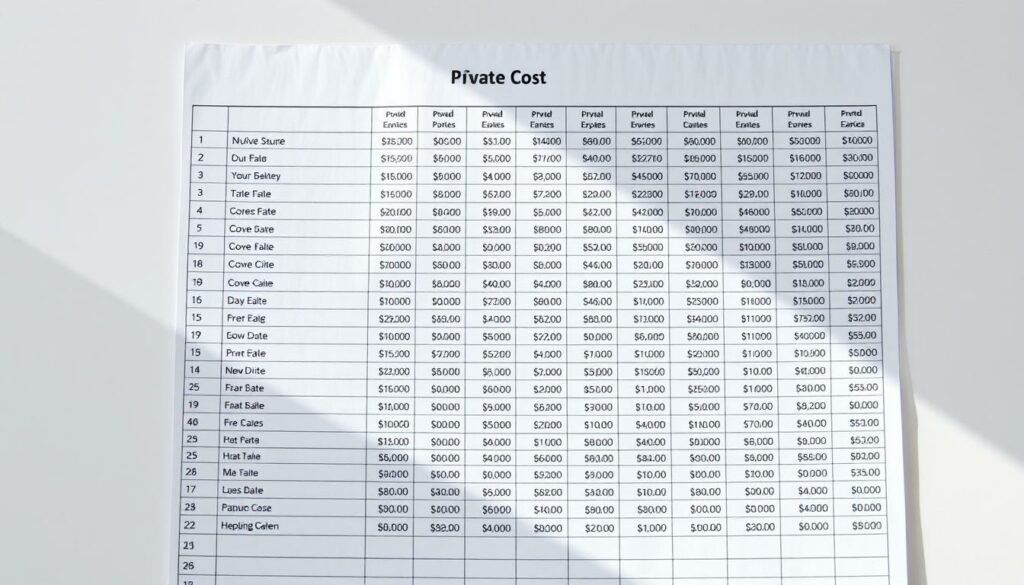 Private Kostenaufstellung Excel Vorlage hier kostenlos downloaden