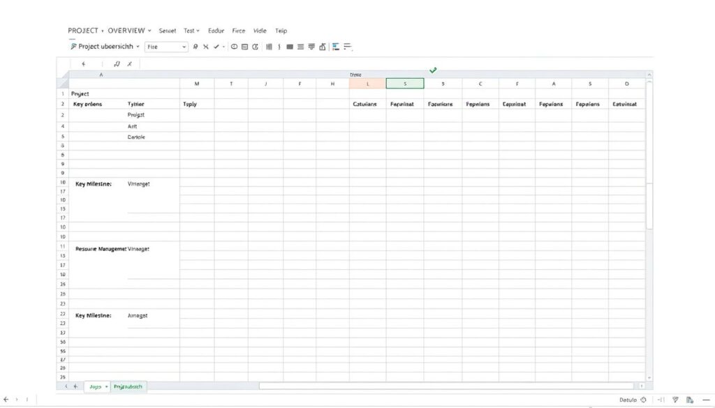 Projektübersicht Excel Vorlage hier kostenlos downloaden
