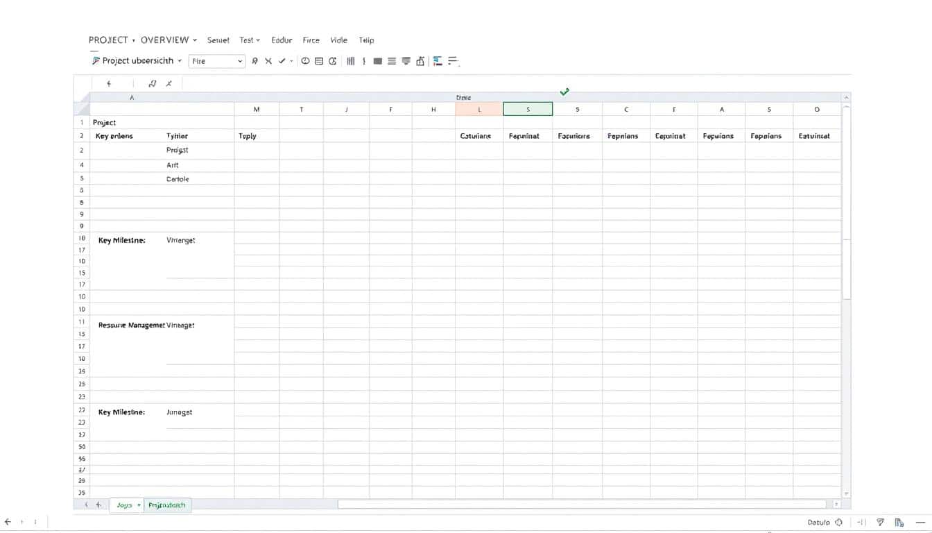 Projektübersicht Excel Vorlage hier kostenlos downloaden