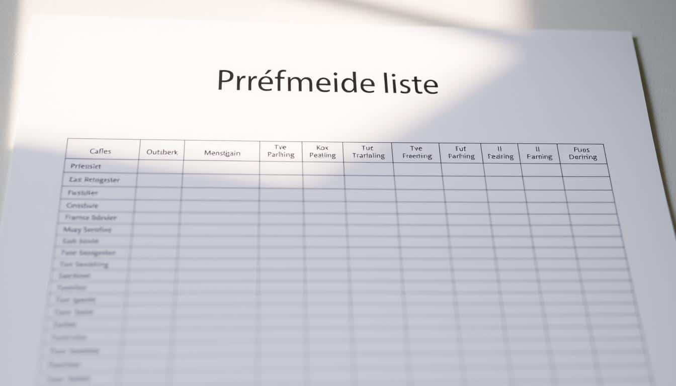 Prüfmittelliste Excel Vorlage hier kostenlos downloaden