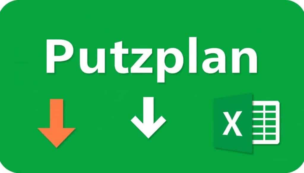 Putzplan  Excel Vorlage hier kostenlos downloaden