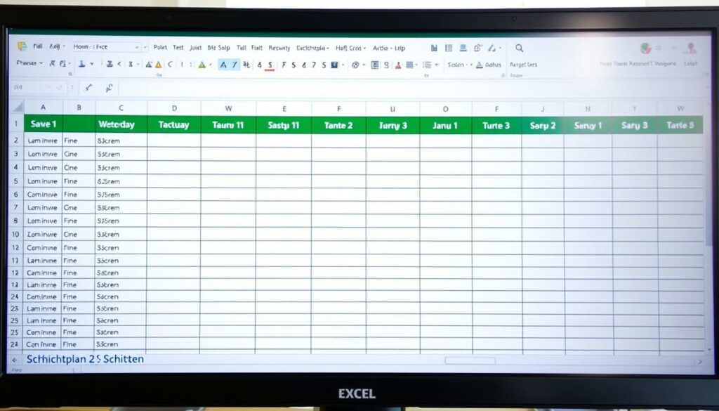 Schichtplan 2 Schichten Excel Vorlage hier kostenlos downloaden