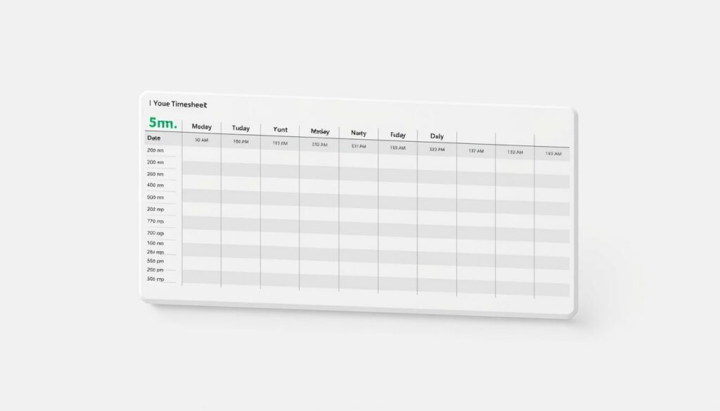 Stundenzettel monatlich Excel Vorlage hier kostenlos downloaden