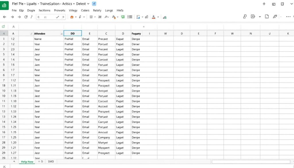 Teilnehmerliste Schulung Excel Vorlage hier kostenlos downloaden