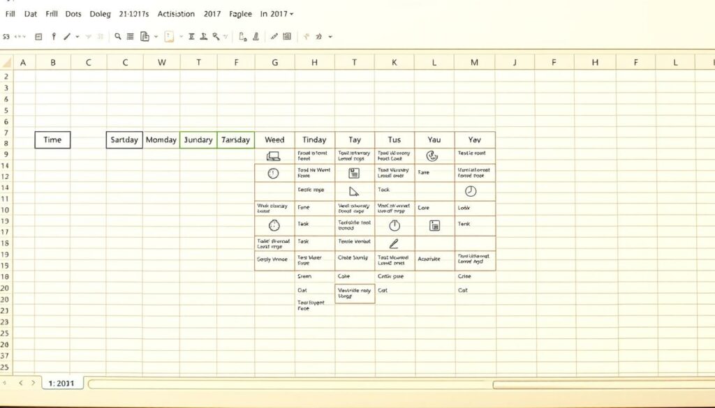 Timetable Excel Vorlage hier kostenlos downloaden