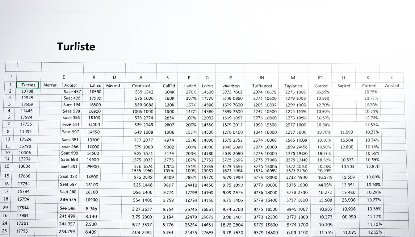 Türliste Excel Vorlage hier kostenlos downloaden