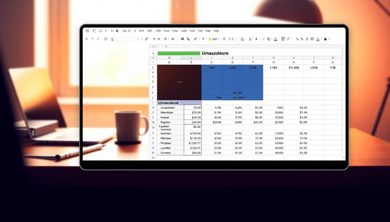 Umsatzsteuer Excel Vorlage hier kostenlos downloaden