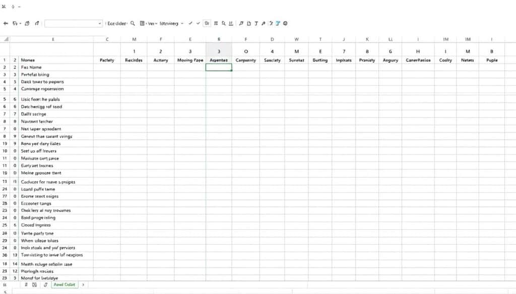 Umzugsliste Excel Vorlage hier kostenlos downloaden