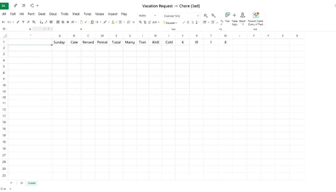 Urlaubsantrag  Excel Vorlage hier kostenlos downloaden