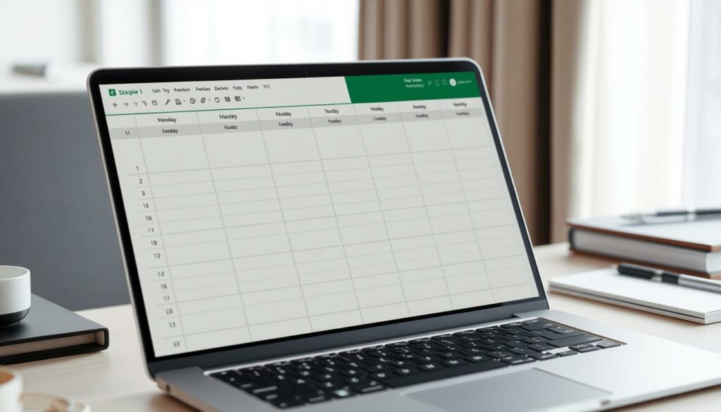 Wochenplanung Excel Vorlage hier kostenlos downloaden