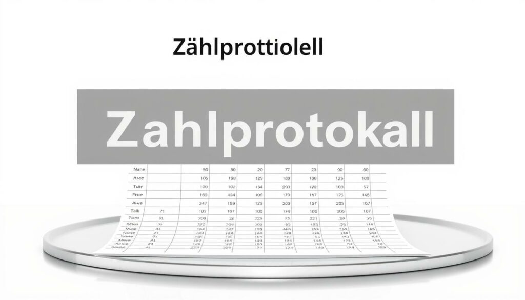 Zählprotokoll Excel Vorlage hier kostenlos downloaden