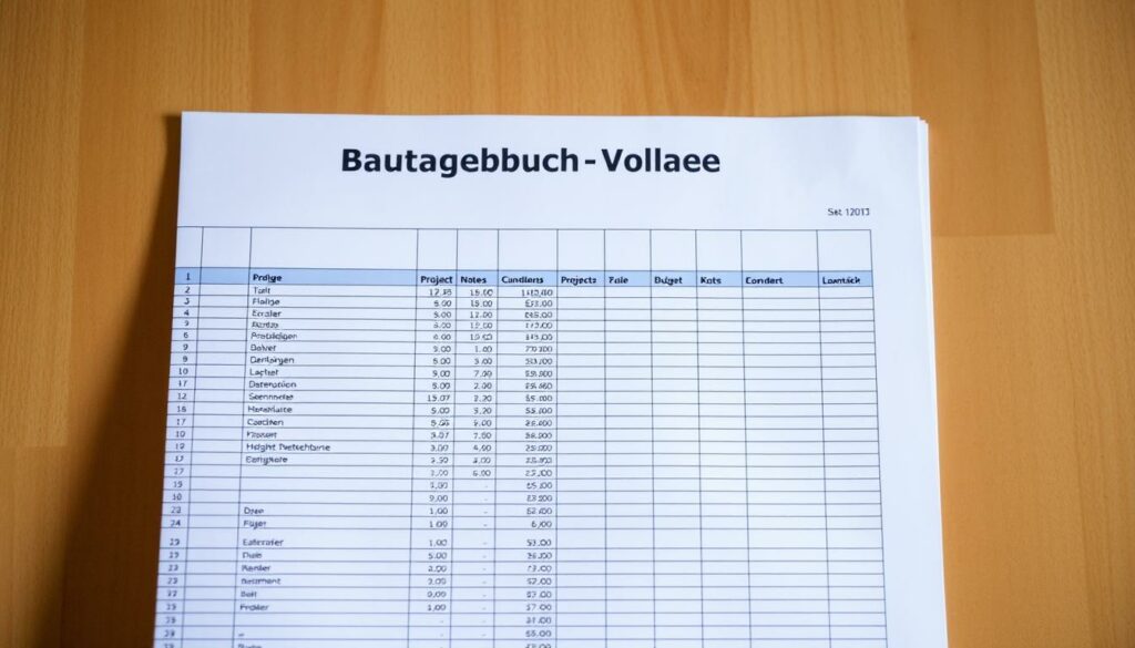 Bautagebuch Excel Vorlage hier kostenlos downloaden