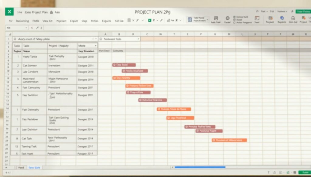 Projektplan erstellen Excel Vorlage hier kostenlos downloaden