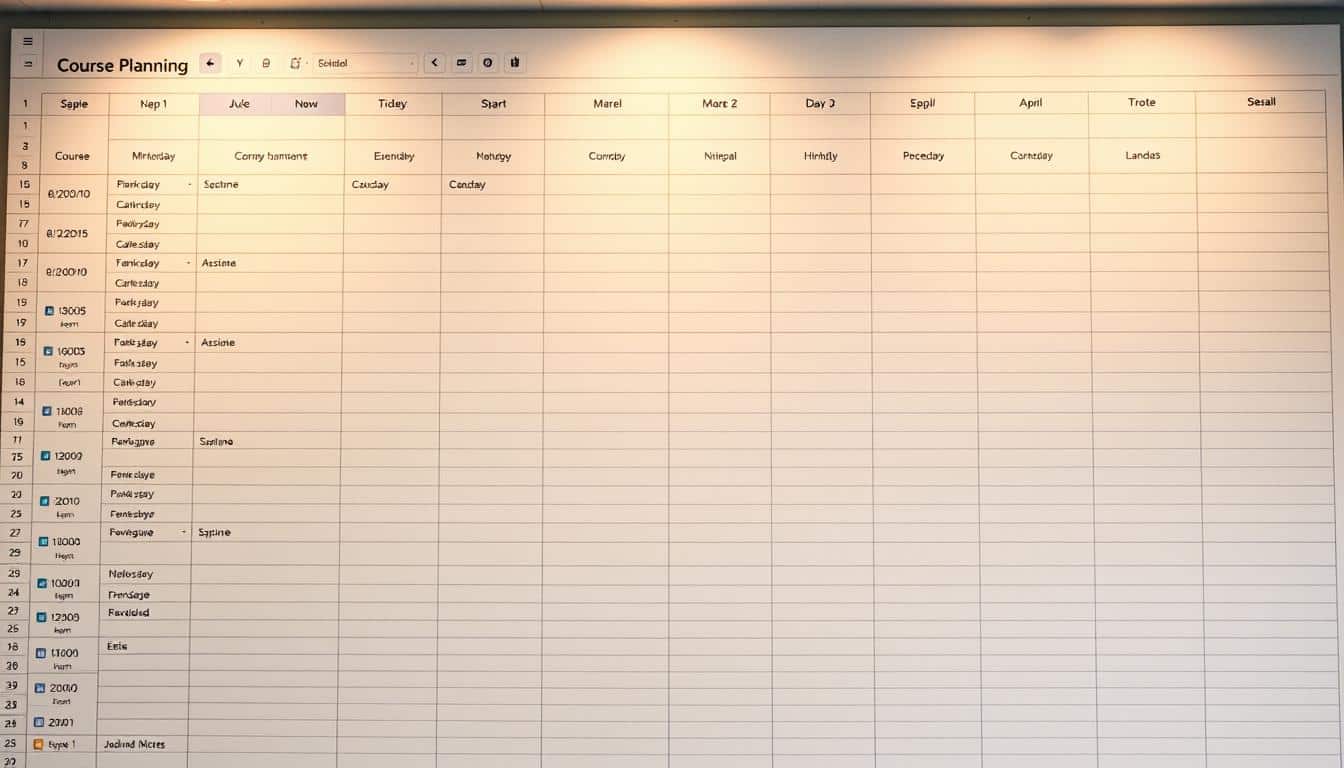 Studium Stundenplan Excel Vorlage hier kostenlos downloaden